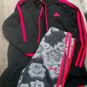 Adidas Girl Set (Jacket & Pants) Size 6